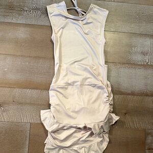 Commense Cream Mini Dress